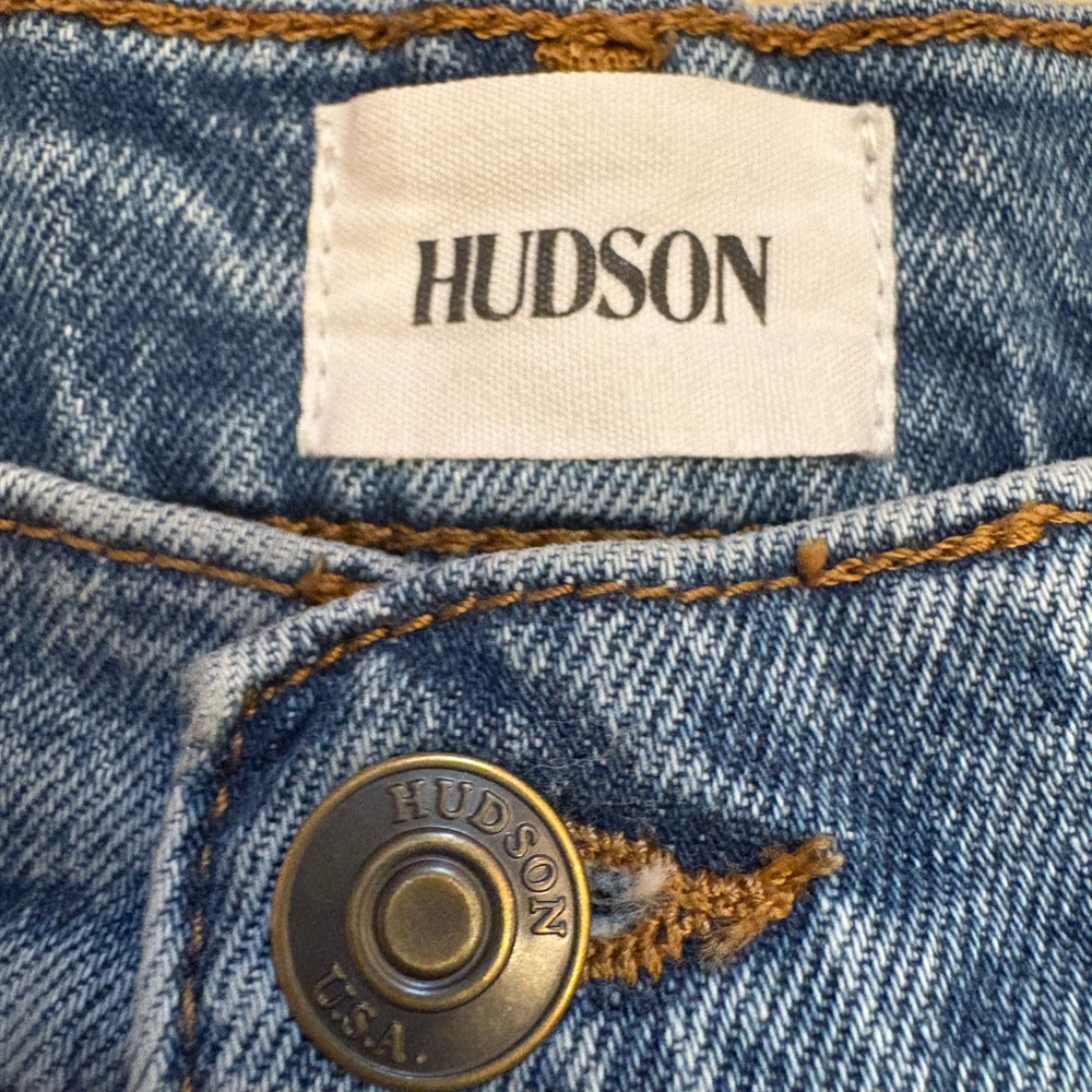 Hudson Jolene Wide Leg Crop Jeans In Vespertine Women’s Size 28 - Picture 3 of 11